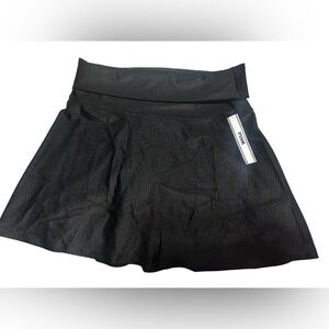 Victoria’s Secret PINKFoldover Cover-up Mini skirt in Black NWT